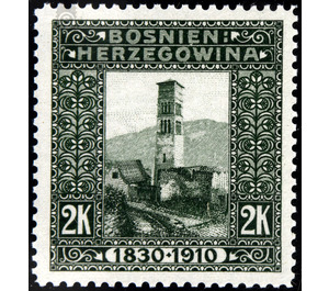 Freimarke  - Austria / k.u.k. monarchy / Bosnia Herzegovina 1910 - 2 Krone