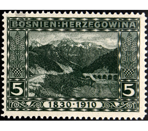 Freimarke  - Austria / k.u.k. monarchy / Bosnia Herzegovina 1910 - 5 Heller