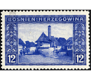 Freimarke  - Austria / k.u.k. monarchy / Bosnia Herzegovina 1912 - 12 Heller