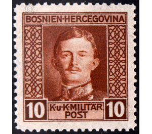 Freimarke  - Austria / k.u.k. monarchy / Bosnia Herzegovina 1917 - 10 Heller