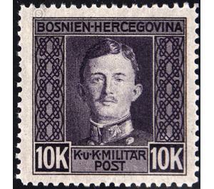 Freimarke  - Austria / k.u.k. monarchy / Bosnia Herzegovina 1917 - 10 Krone
