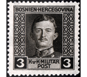 Freimarke  - Austria / k.u.k. monarchy / Bosnia Herzegovina 1917 - 3 Heller