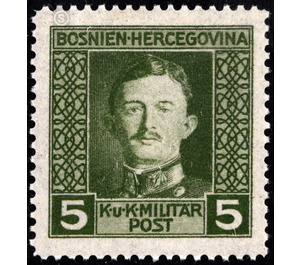 Freimarke  - Austria / k.u.k. monarchy / Bosnia Herzegovina 1917 - 5 Heller