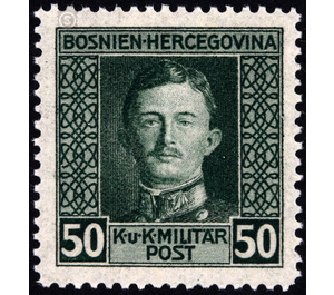 Freimarke  - Austria / k.u.k. monarchy / Bosnia Herzegovina 1917 - 50 Heller