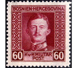 Freimarke  - Austria / k.u.k. monarchy / Bosnia Herzegovina 1917 - 60 Heller