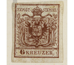 Freimarke  - Austria / k.u.k. monarchy / Empire Austria 1850 - 6 Kreuzer