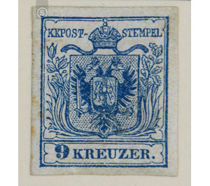 Freimarke  - Austria / k.u.k. monarchy / Empire Austria 1850 - 9 Kreuzer