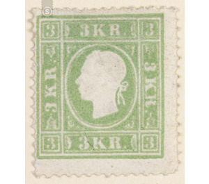 Freimarke  - Austria / k.u.k. monarchy / Empire Austria 1858 - 3 Kreuzer