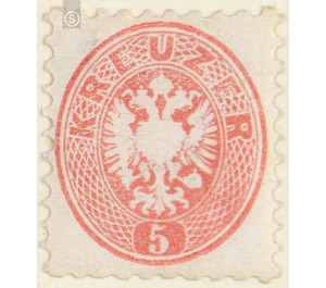 Freimarke  - Austria / k.u.k. monarchy / Empire Austria 1863 - 5 Kreuzer