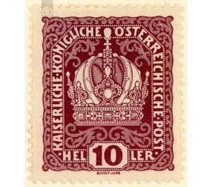 Freimarke  - Austria / k.u.k. monarchy / Empire Austria 1916 - 10 Heller