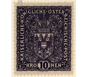 Freimarke  - Austria / k.u.k. monarchy / Empire Austria 1916 - 10 Krone