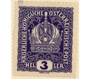 Freimarke  - Austria / k.u.k. monarchy / Empire Austria 1916 - 3 Heller