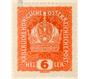 Freimarke  - Austria / k.u.k. monarchy / Empire Austria 1916 - 6 Heller
