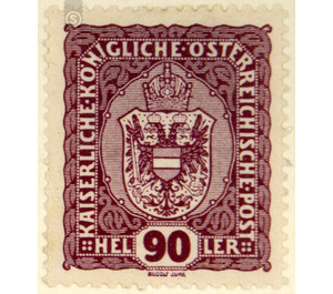 Freimarke  - Austria / k.u.k. monarchy / Empire Austria 1916 - 90 Heller