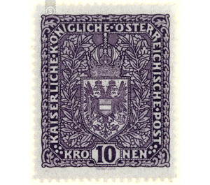 Freimarke  - Austria / k.u.k. monarchy / Empire Austria 1917 - 10 Krone