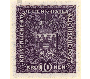 Freimarke  - Austria / k.u.k. monarchy / Empire Austria 1918 - 10 Krone