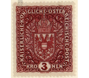 Freimarke  - Austria / k.u.k. monarchy / Empire Austria 1918 - 3 Krone