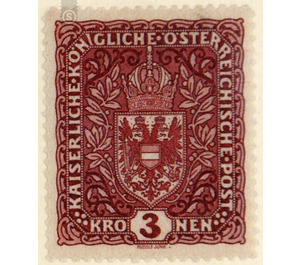 Freimarke  - Austria / k.u.k. monarchy / Empire Austria 1918 - 3 Krone