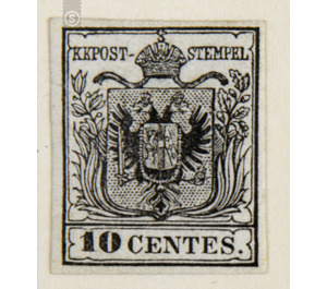 Freimarke  - Austria / k.u.k. monarchy / Lombardy & Veneto 1850 - 10 Centesimo