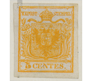 Freimarke  - Austria / k.u.k. monarchy / Lombardy & Veneto 1850 - 5 Centesimo