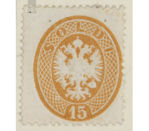 Freimarke  - Austria / k.u.k. monarchy / Lombardy & Veneto 1863 - 15 Soldi