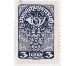 Freimarke  - Austria / Republic of German Austria / German-Austria 1919 - 3 Heller