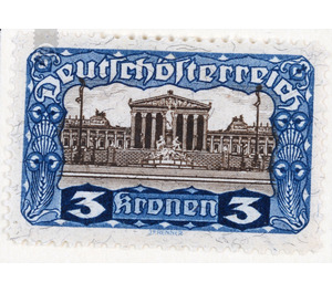 Freimarke  - Austria / Republic of German Austria / German-Austria 1919 - 3 Krone