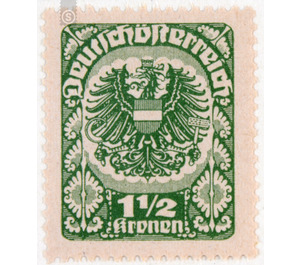 Freimarke  - Austria / Republic of German Austria / German-Austria 1920 - 1.50 Krone