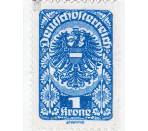 Freimarke  - Austria / Republic of German Austria / German-Austria 1920 - 1 Krone