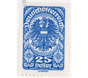 Freimarke  - Austria / Republic of German Austria / German-Austria 1920 - 25 Heller