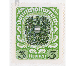 Freimarke  - Austria / Republic of German Austria / German-Austria 1920 - 3 Krone
