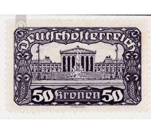 Freimarke  - Austria / Republic of German Austria / German-Austria 1920 - 50 Krone