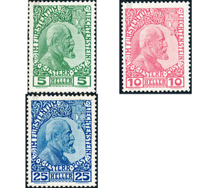 Freimarke  - Liechtenstein 1912 Set