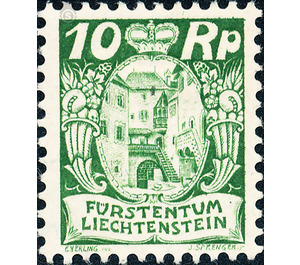 Freimarke  - Liechtenstein 1925 - 10 Rappen