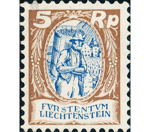 Freimarke  - Liechtenstein 1925 - 5 Rappen