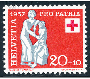 Freimarke  - Switzerland 1957 - 20 Rappen