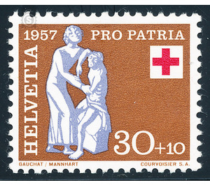 Freimarke  - Switzerland 1957 - 30 Rappen