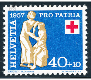 Freimarke  - Switzerland 1957 - 40 Rappen