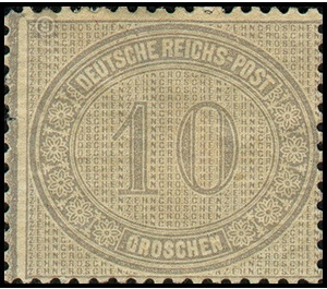 Freimarkenserie  - Germany / Deutsches Reich 1872 - 10 Groschen