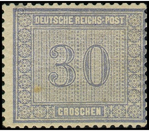 Freimarkenserie  - Germany / Deutsches Reich 1872 - 30 Groschen