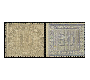 Freimarkenserie  - Germany / Deutsches Reich 1872 Set