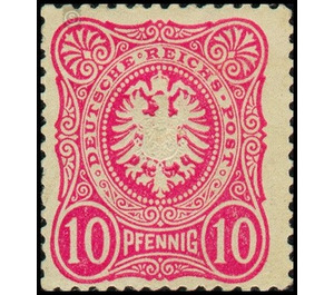 Freimarkenserie  - Germany / Deutsches Reich 1880 - 10 Pfennig