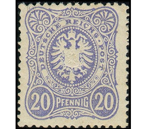 Freimarkenserie  - Germany / Deutsches Reich 1880 - 20 Pfennig