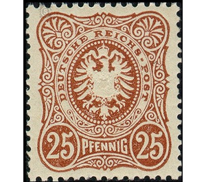 Freimarkenserie  - Germany / Deutsches Reich 1880 - 25 Pfennig
