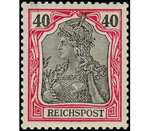 Freimarkenserie  - Germany / Deutsches Reich 1899 - 40 Pfennig