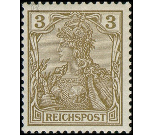 Freimarkenserie  - Germany / Deutsches Reich 1900 - 3 Pfennig