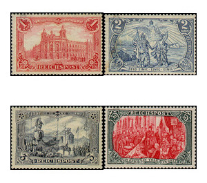 Freimarkenserie  - Germany / Deutsches Reich 1900 Set