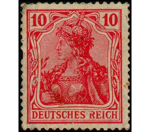 Freimarkenserie  - Germany / Deutsches Reich 1902 - 10 Pfennig