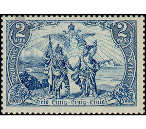 Freimarkenserie  - Germany / Deutsches Reich 1902 - 2 Mark