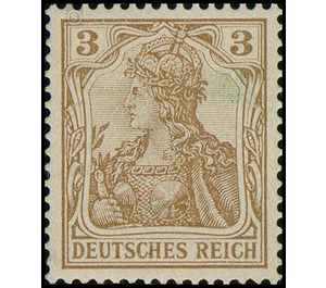 Freimarkenserie  - Germany / Deutsches Reich 1902 - 3 Pfennig